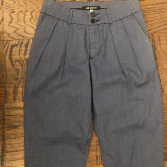 3for$30| Lee Denim blue straight leg jeans 27 - Picture 1 of 3